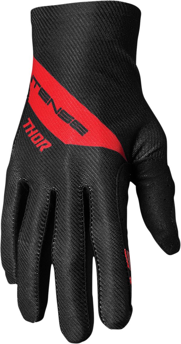 THOR Intense MTB Dart Gloves Black/Red 2023 Model