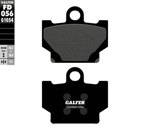 GALFER Brake Pad Street Semi-Sintered Metal FD056G1054