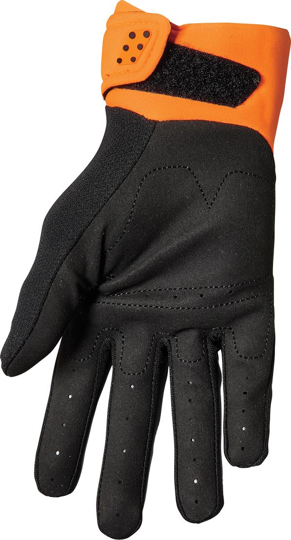 THOR Youth Spectrum MX Motorcross Gloves Black/Orange 2023 Model