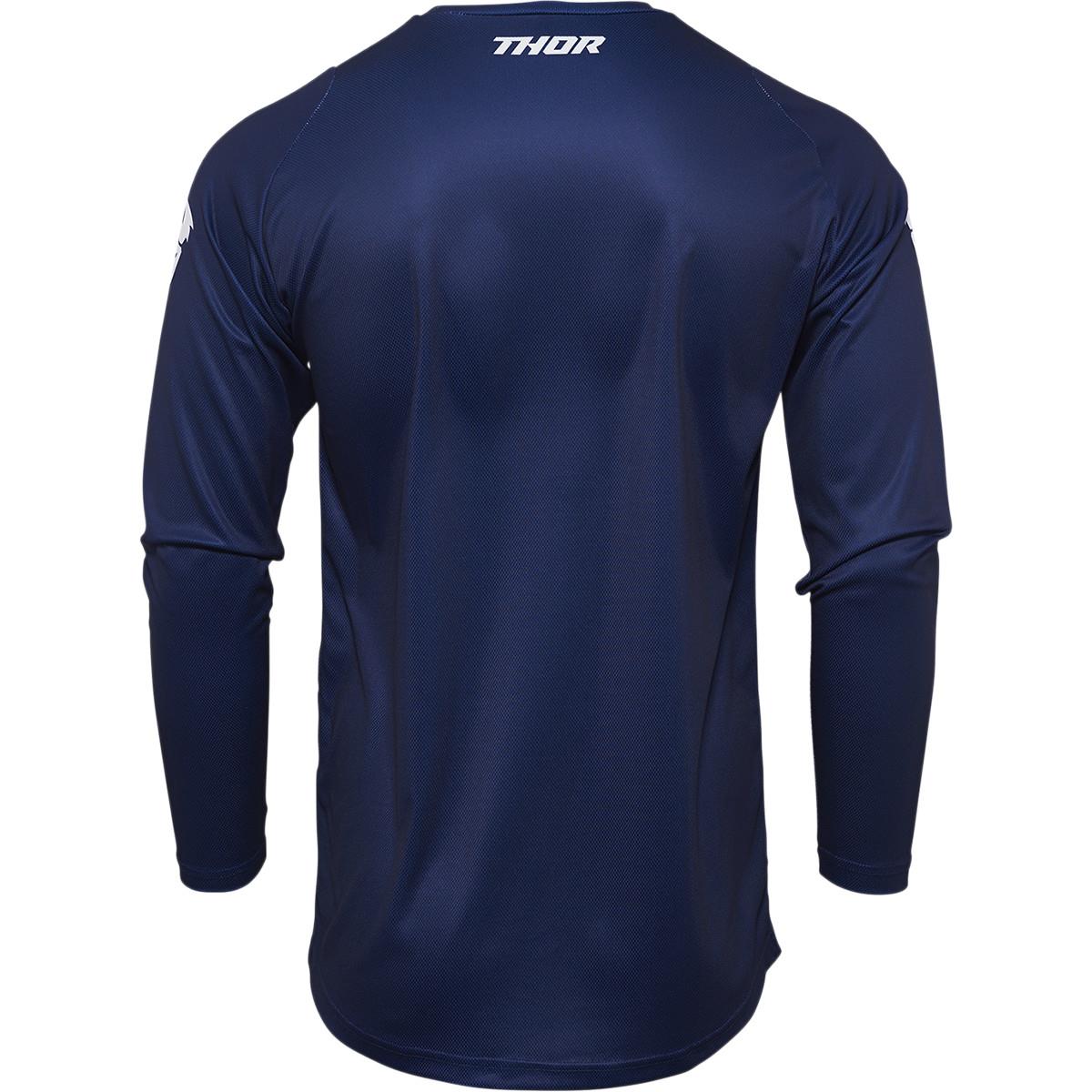 THOR Youth Sector Minimal MX Motorcross Jersey Navy 2023 Model