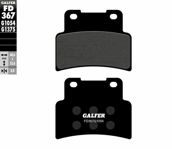 GALFER Brake Pad Street Semi-Sintered Metal FD367G1054