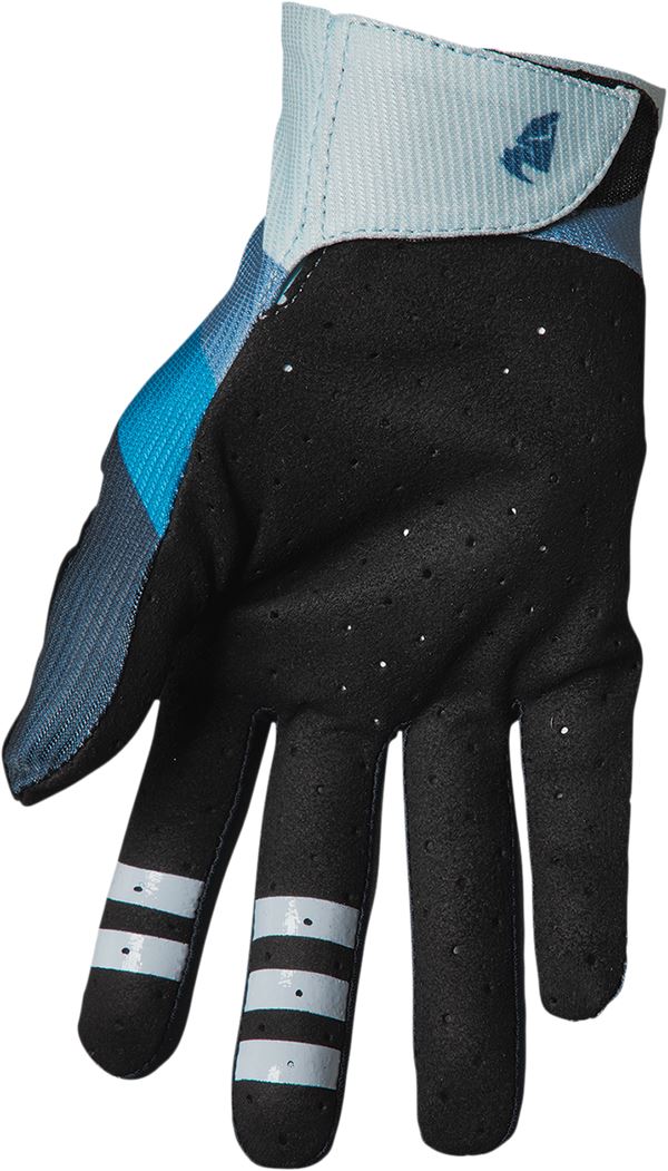 THOR Assist React MX Motorcross Gloves Teal/Midnight 2023 Model