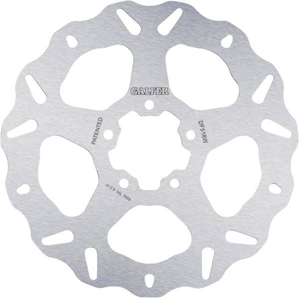 GALFER Brake Rotor Solid Wave® One Piece (Fixed) DF518W