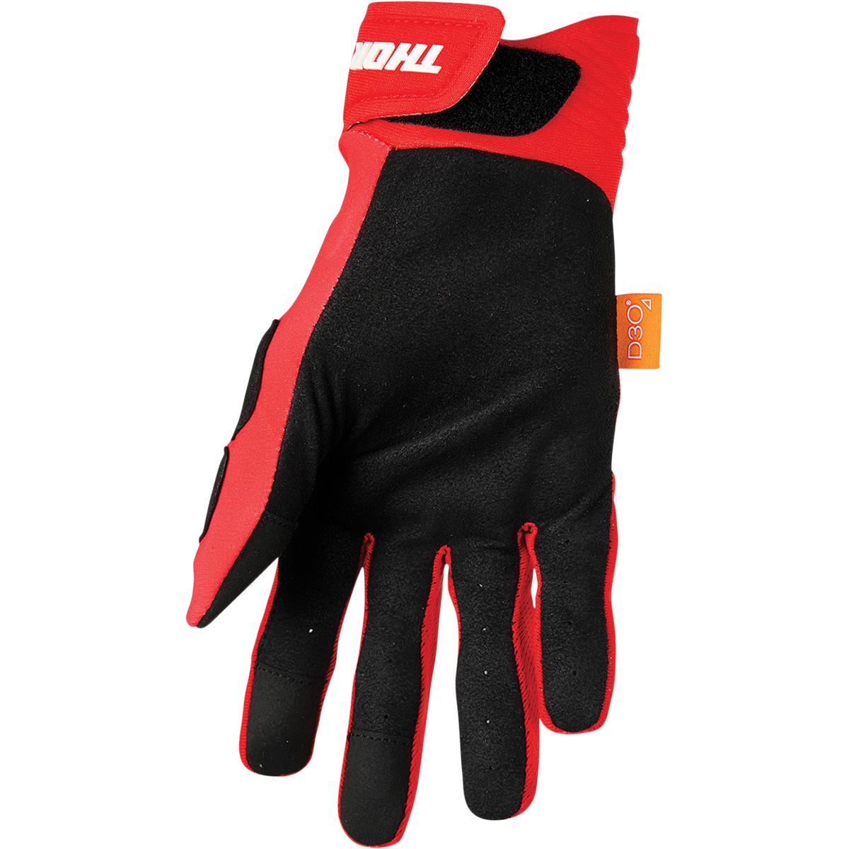 THOR Rebound MX Motorcross Gloves Red/White 2023 Model