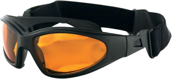 BOBSTER GXR Convertible, Clear Lens Black Goggles GXR001C