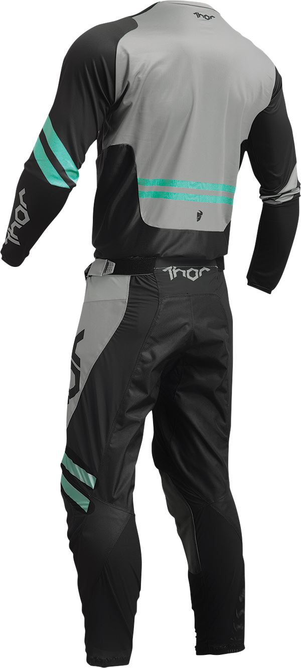 THOR Pulse Cube MX Motorcross Jersey Black/Mint 2023 Model