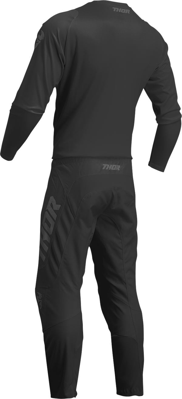 THOR Youth Sector Minimal MX Motorcross Jersey Black 2023 Model