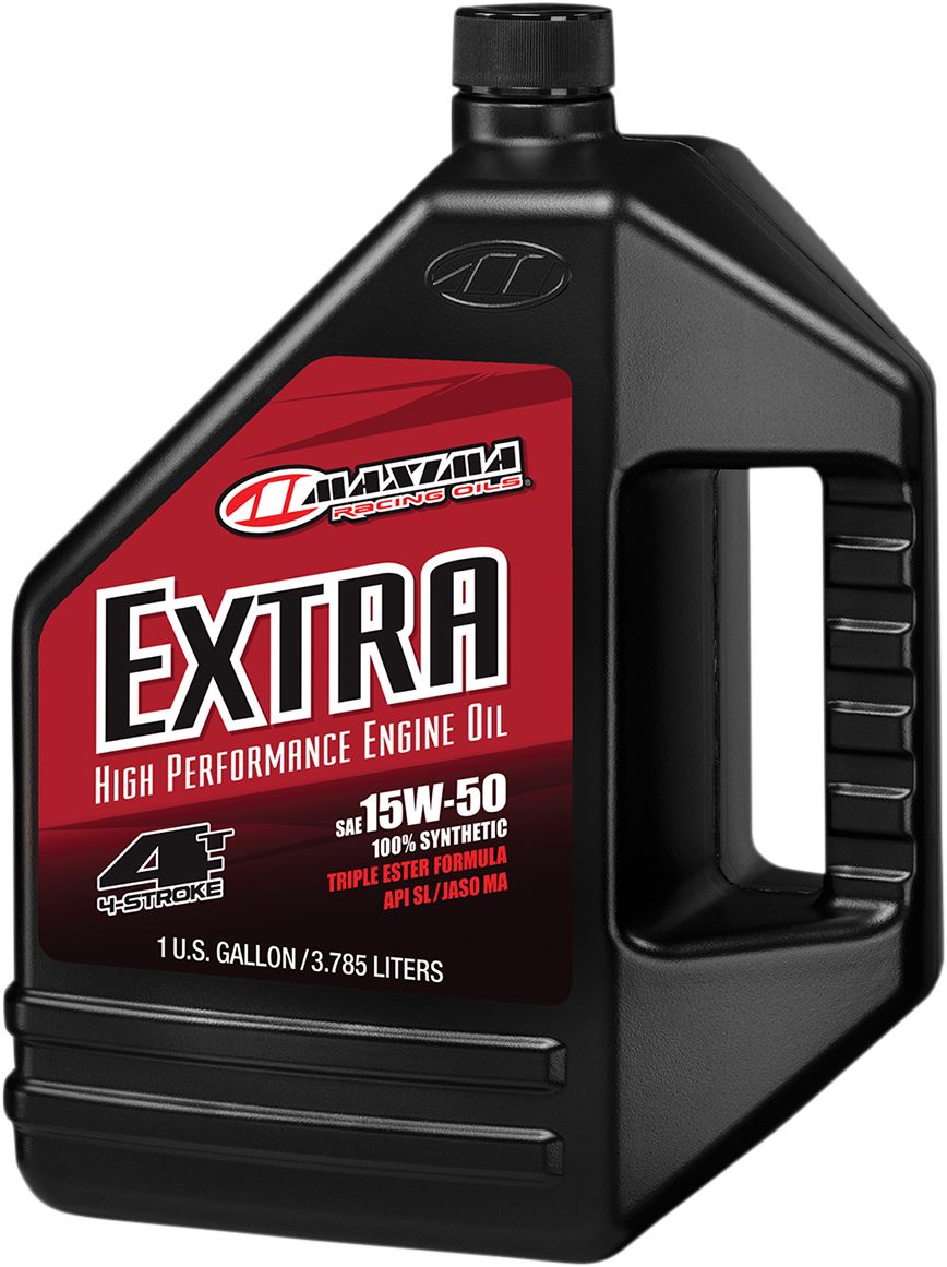Maxima Engine Oil 4-Stroke 15w50 3.78 Litre 1 Gallon Amber