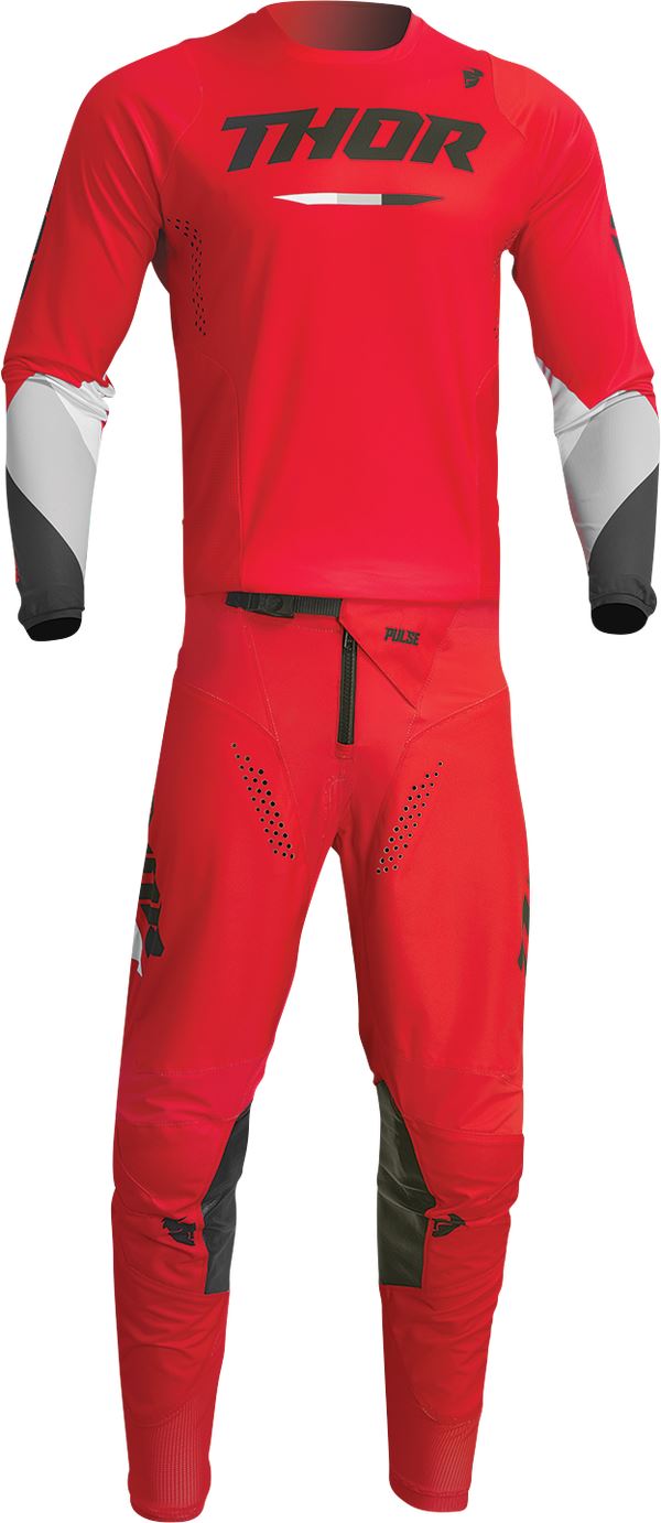 THOR Pulse Tactic MX Motorcross Jersey Red 2023 Model