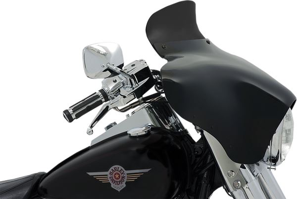 MEMPHIS SHADES Batwing Spoiler Windshield Black HARLEY DAVIDSON® 5" DARK SMOKE MEP84010
