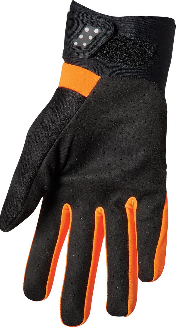 THOR Spectrum Cold Weather MX Motorcross Gloves Black/Orange 2023 Model