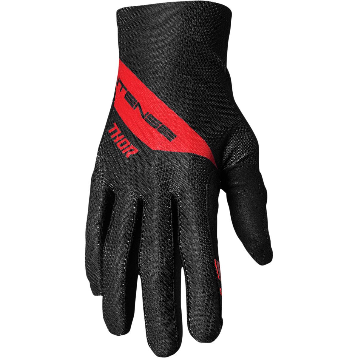 THOR Intense MTB Dart Gloves Black/Red 2023 Model