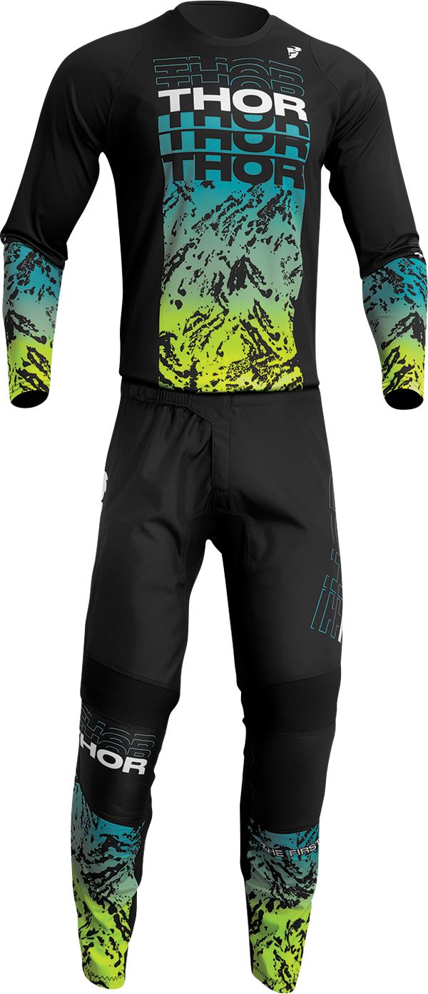 THOR Sector Atlas MX Motorcross Jersey Blue/Acid 2023 Model