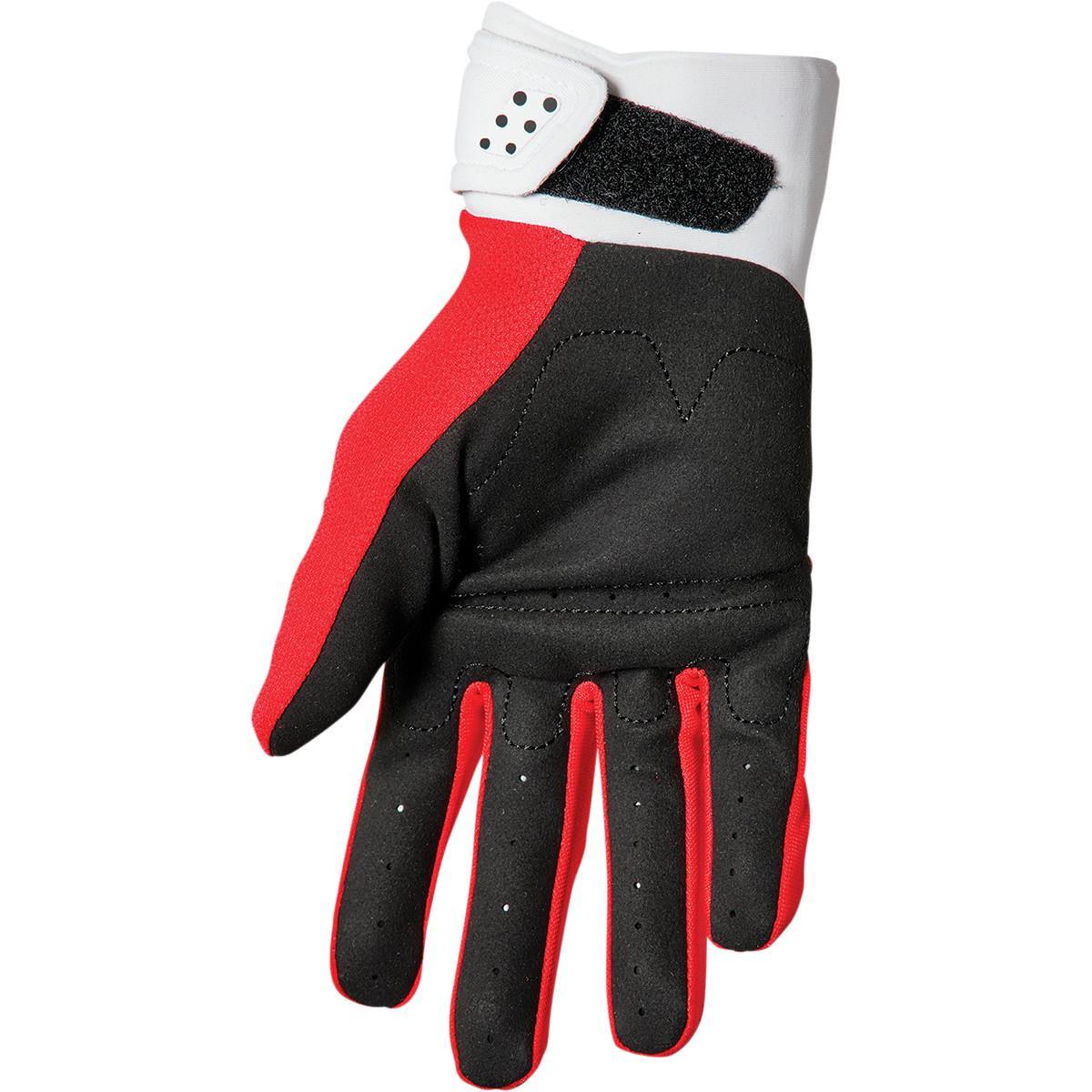 THOR Spectrum MX Motorcross Gloves Red/White 2023 Model