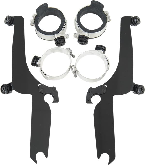 MEMPHIS SHADES Windshield Mounting Kit Black Complete MEB8932