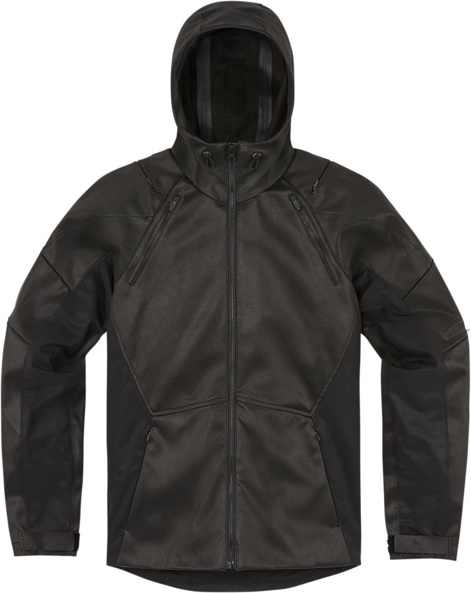 ICON Synthhawk Motorcycle Jacket Black 2023 Model