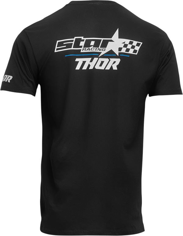 THOR Star Racing MX Motorcross T-Shirt Black 2023 Model