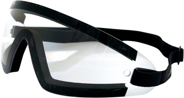 BOBSTER The Wrap Around Clear Lens Black Goggles BW201C
