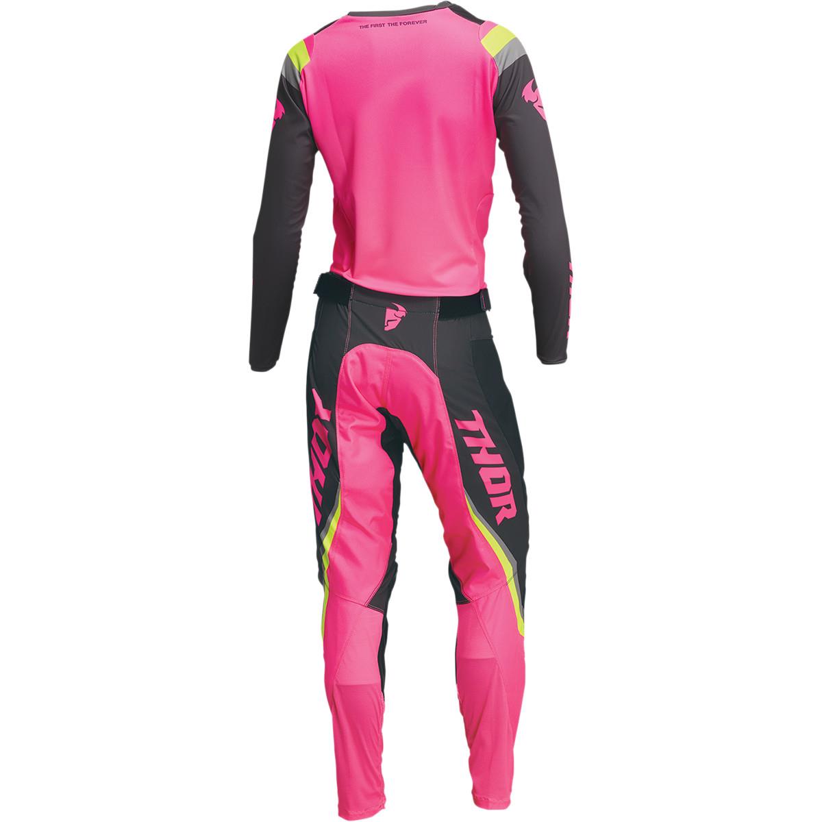 THOR Women's Pulse Rev MX Motorcross Pants Gray UK 2023 Model