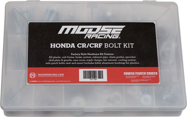 MOOSE RACING MX CR/CRF BOLT KIT 125-450 MODELS FROM 2000-CURRENT