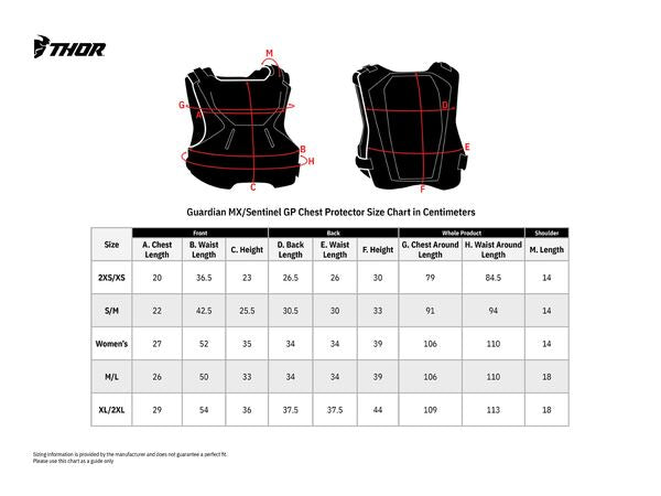 THOR Guardian MX Motorcross Roost Deflector Black/White 2023 Model