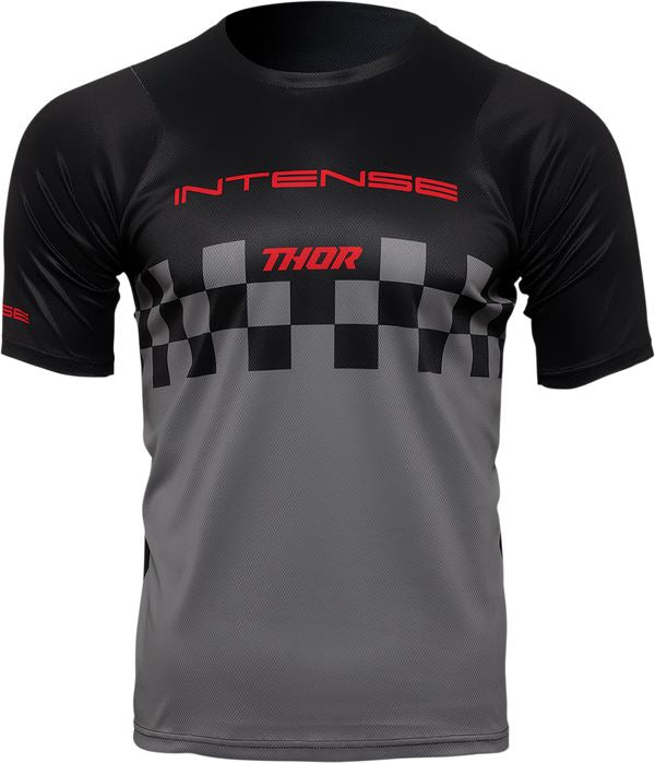 THOR Intense MTB Chex Jersey Gray/Black 2023 Model