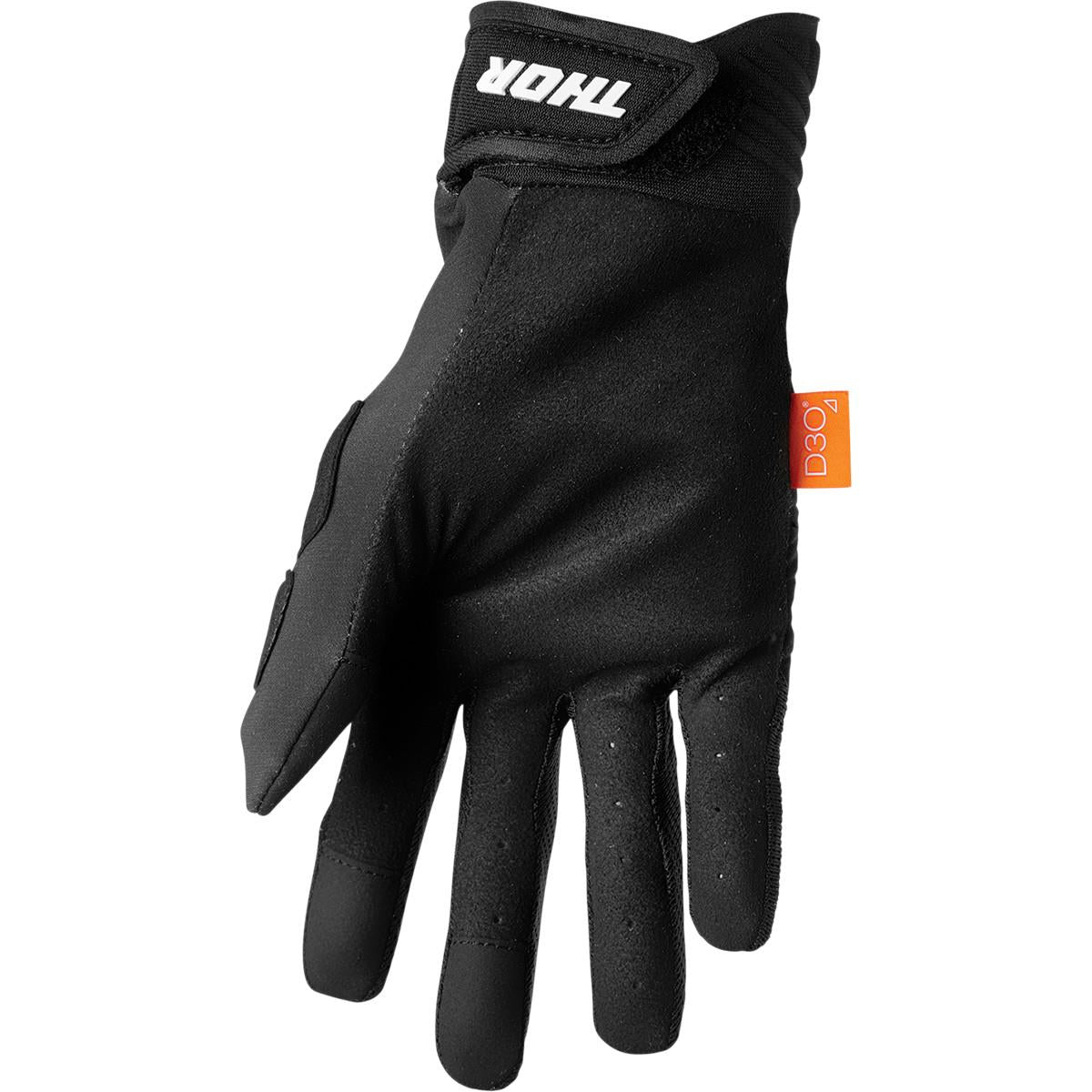 THOR Rebound MX Motorcross Gloves Black/White 2023 Model