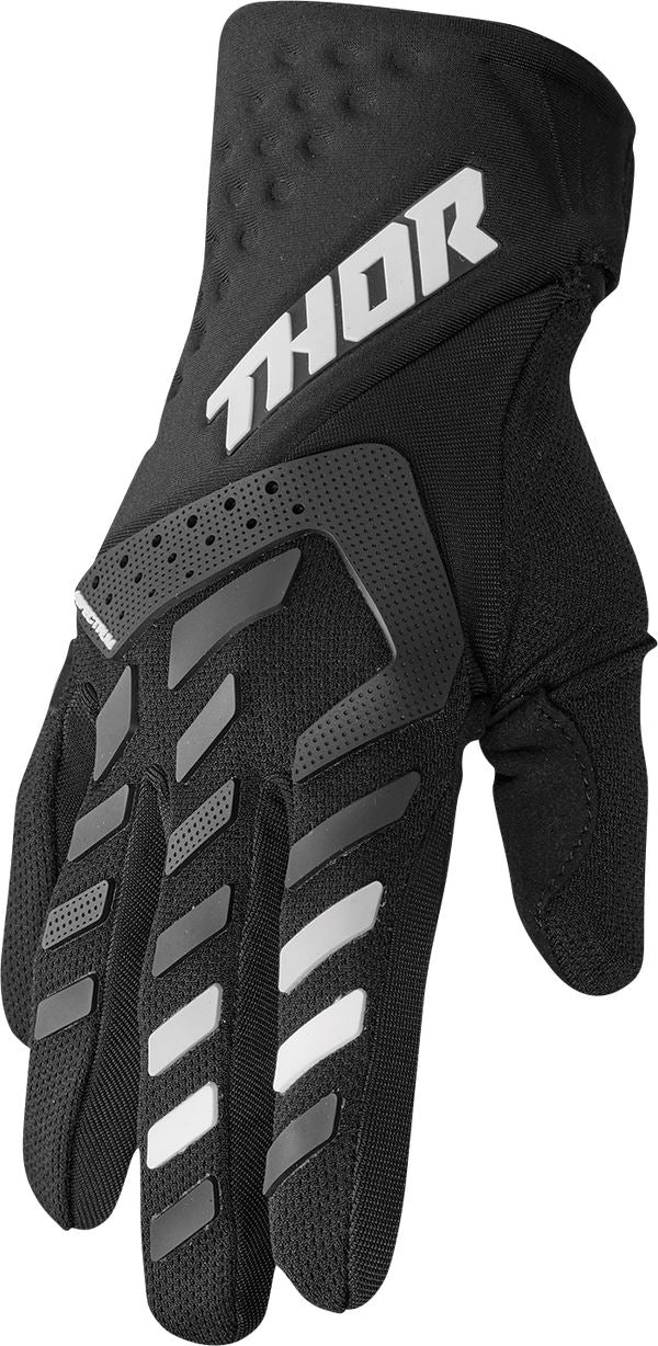THOR Women's Spectrum MX Motorcross Gloves Charcoal/Gray 2023 Model