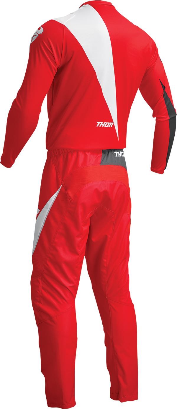 THOR Sector Edge MX Motorcross Jersey Red/White 2023 Model