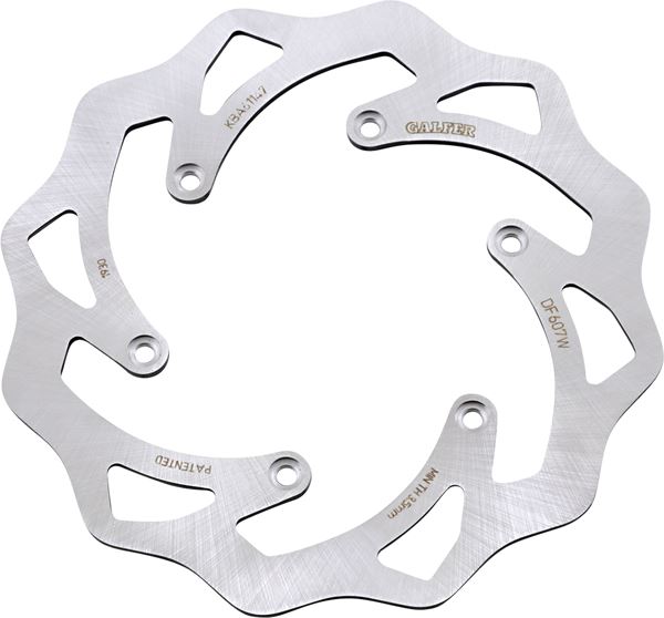 GALFER Brake Rotor Wave® One Piece (Fixed) DF607W