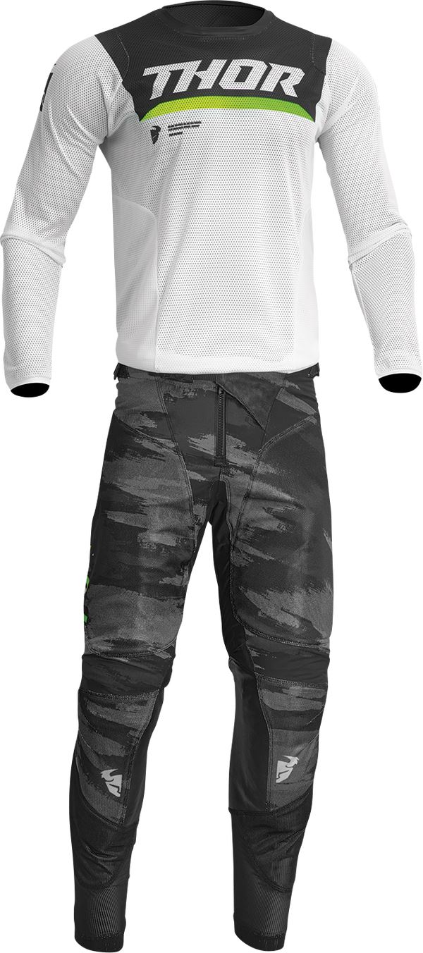 THOR Pulse Air Cameo MX Motorcross Jersey White 2023 Model