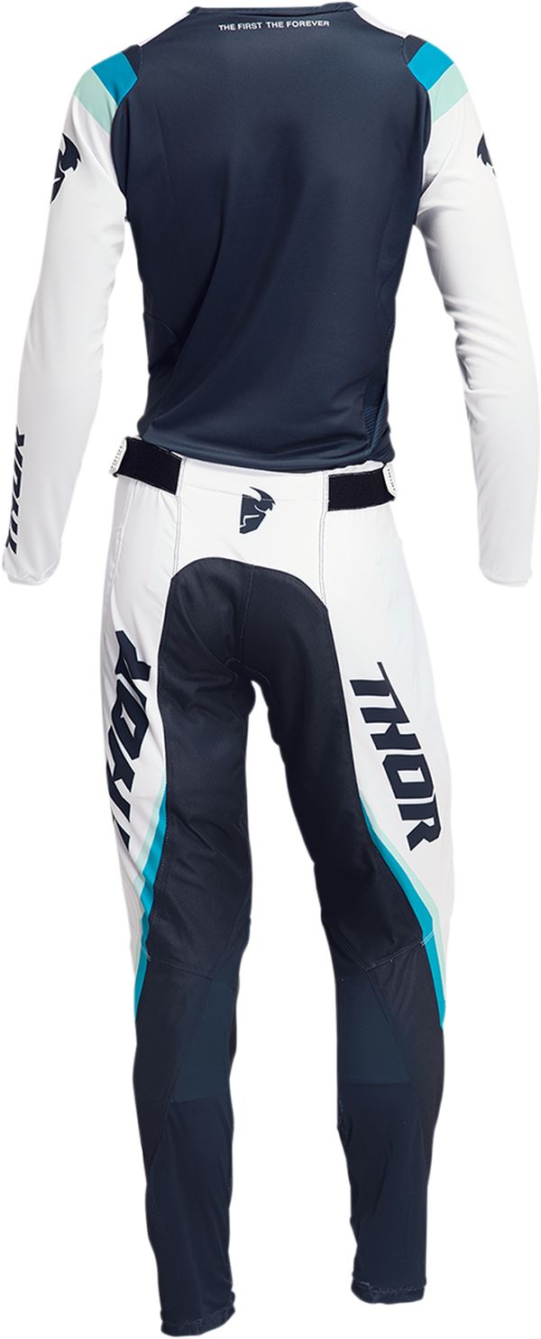 THOR Women's Pulse Rev MX Motorcross Pants White UK 2023 Model