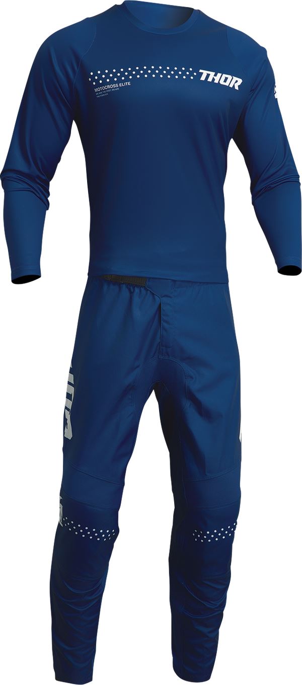 THOR Youth Sector Minimal MX Motorcross Jersey Navy 2023 Model