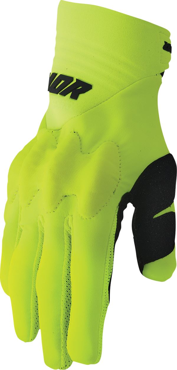 THOR Rebound MX Motorcross Gloves Black/Acid 2023 Model