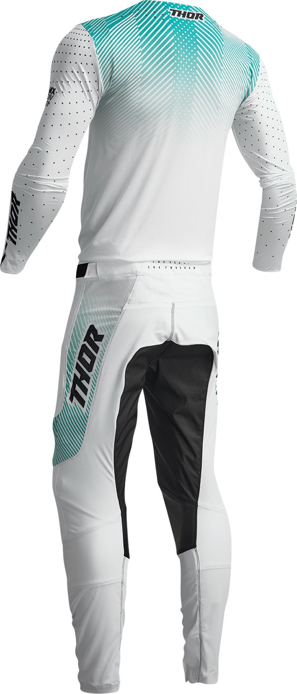 THOR Prime Tech MX Motorcross Jersey Teal/White 2023 Model