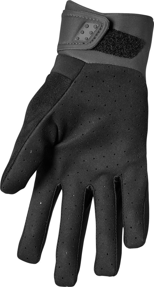 THOR Spectrum Cold Weather MX Motorcross Gloves Black/Charcoal 2023 Model