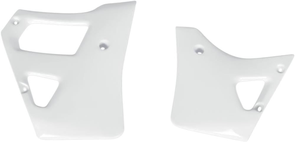 UFO RADIATOR COVERS YAMAHA YZ125/250/360 WHITE YA02815-046