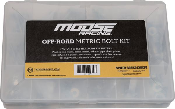 MOOSE RACING MX METRIC BOLT KIT 179pc