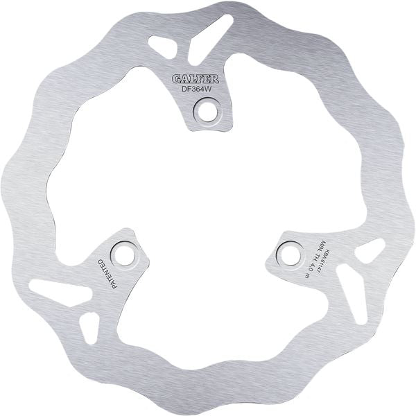 GALFER Brake Rotor Solid Wave® One Piece (Fixed) DF364W