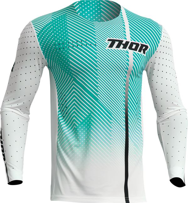 THOR Prime Tech MX Motorcross Jersey Teal/White 2023 Model