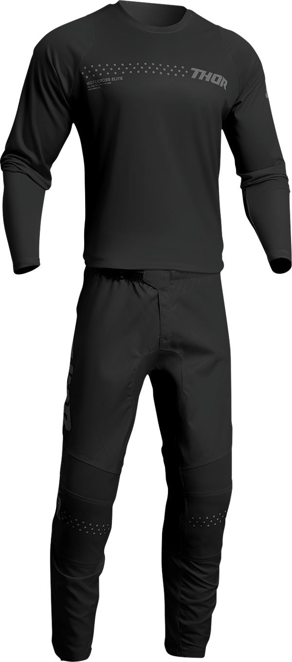 THOR Youth Sector Minimal MX Motorcross Jersey Black 2023 Model