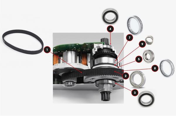BLACK BEARING BROSE NEEDLE Bearing EM-009-BROSE