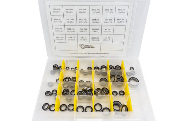 BLACK BEARING BEARING BOX 86PCS