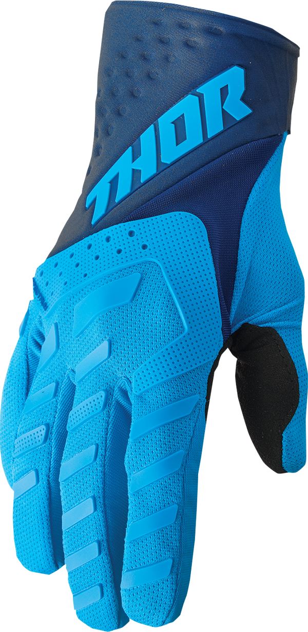 THOR Spectrum MX Motorcross Gloves Blue/Navy 2023 Model
