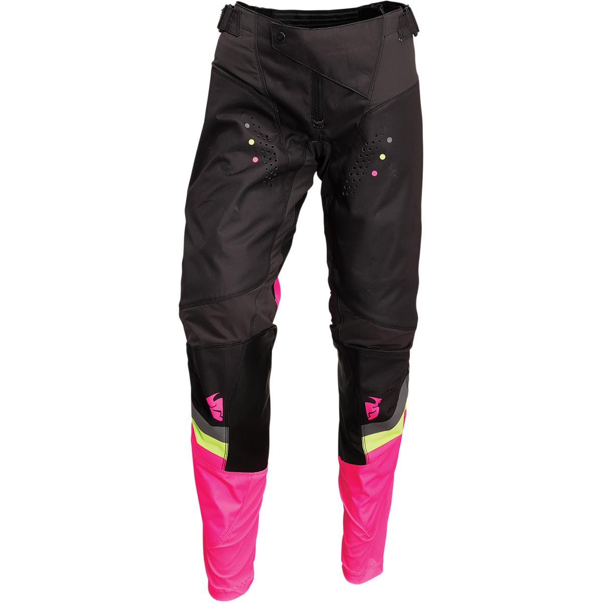 THOR Women's Pulse Rev MX Motorcross Pants Gray UK 2023 Model