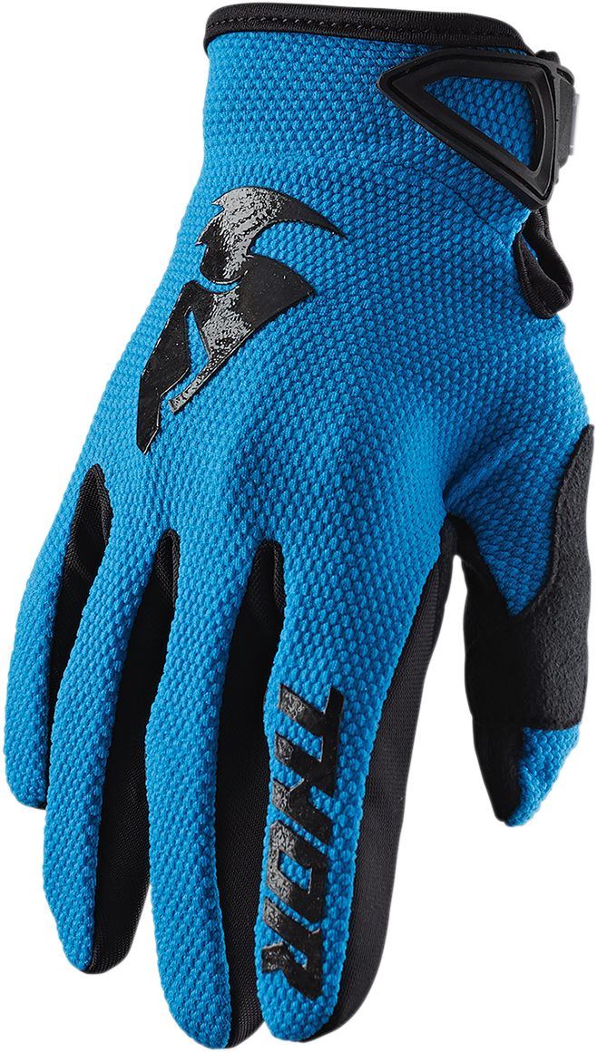 THOR Sector MX Motorcross Gloves Blue 2023 Model