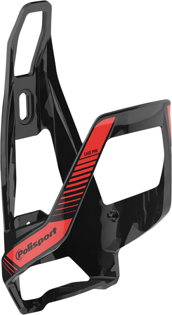 POLISPORT Pro Bottle Cage BK/RD