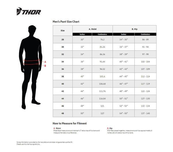 THOR Terrain Out-of-the-Boot MX Motorcross Pants Black 2023 Model