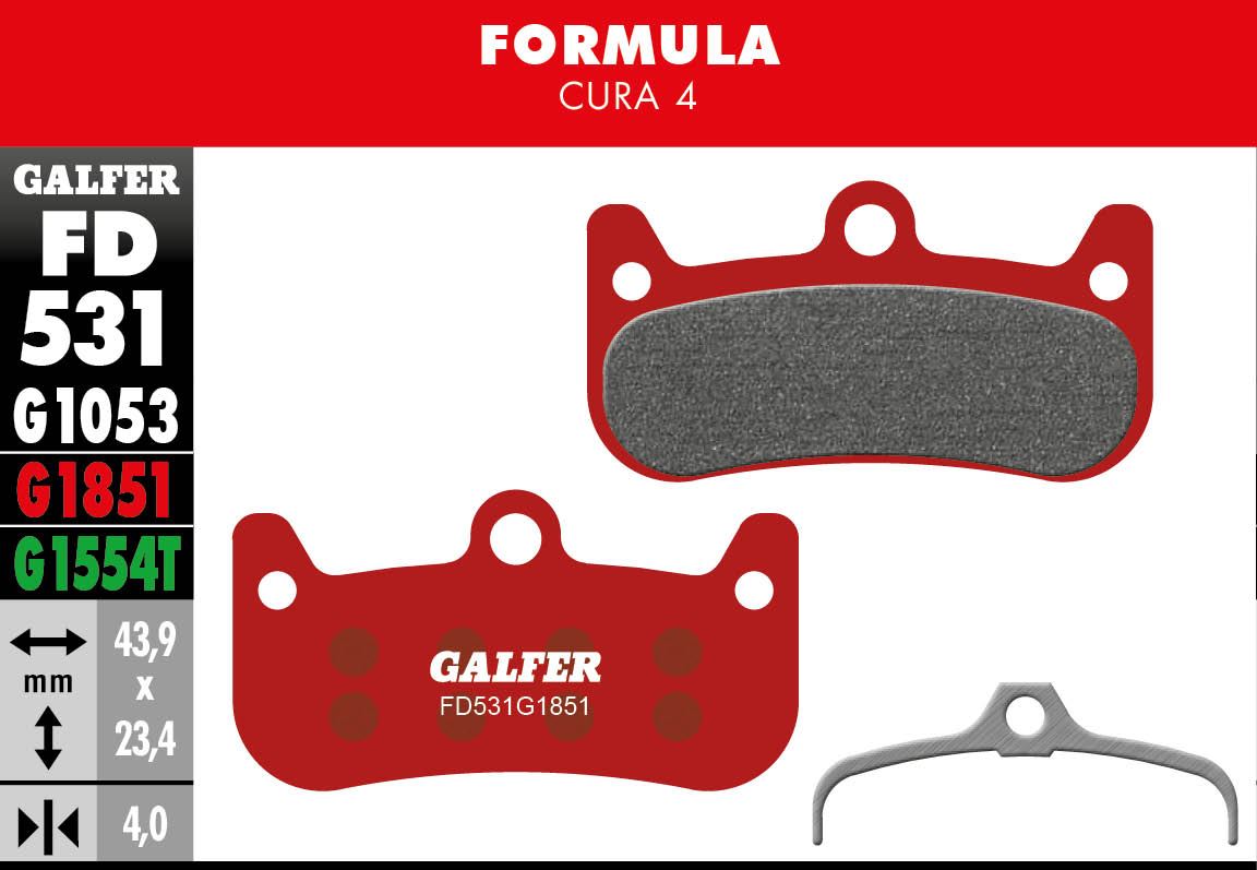 GALFER Brake Pad Bicycle FD531G1851