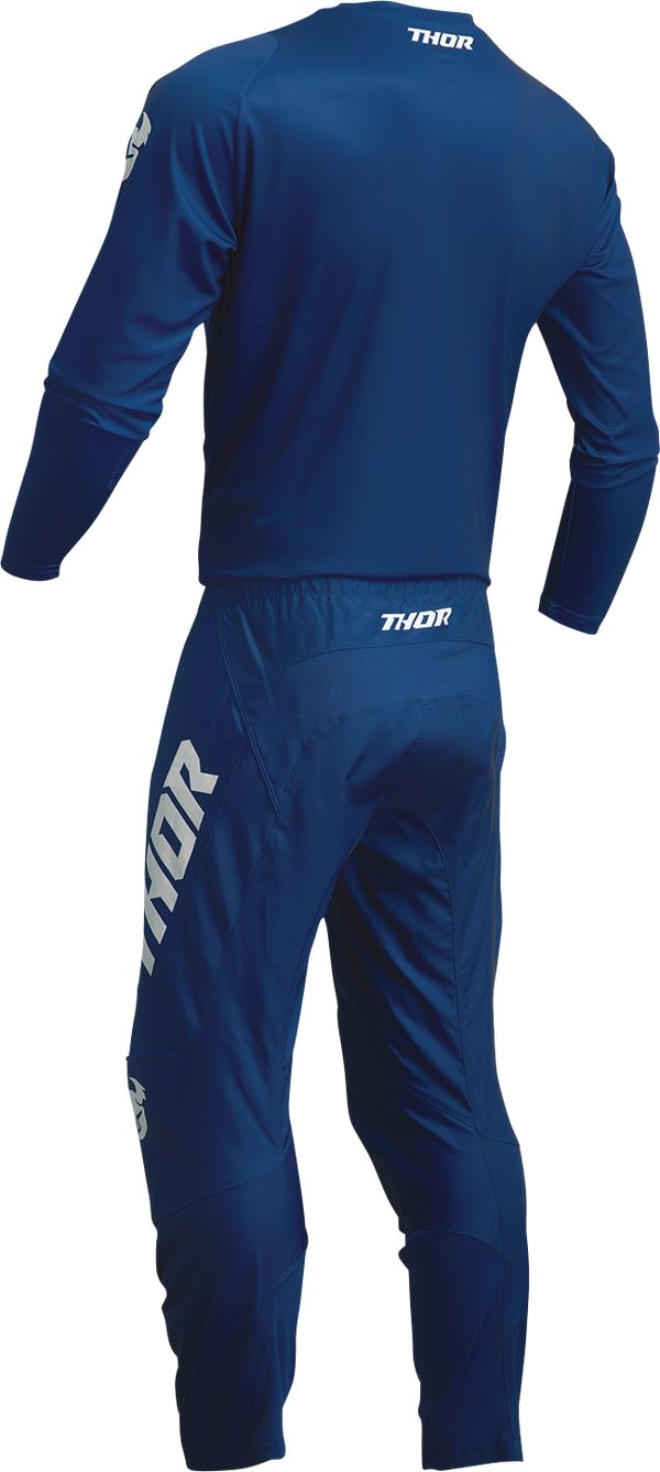 THOR Youth Sector Minimal MX Motorcross Jersey Navy 2023 Model